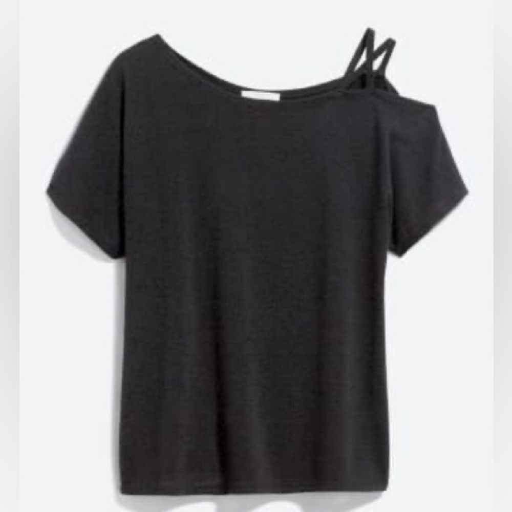 One shoulder knit top